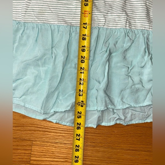 Kori America Women’s teal striped tank top size M - Picture 10 of 12